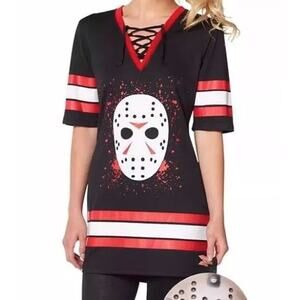 Friday The 13th Women's Size Large Voorhees Halloween Jersey Top